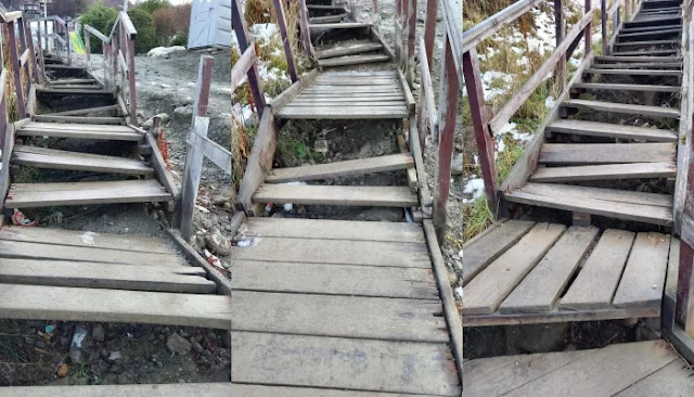 reclamo por mas de 3 años de estado de escalera