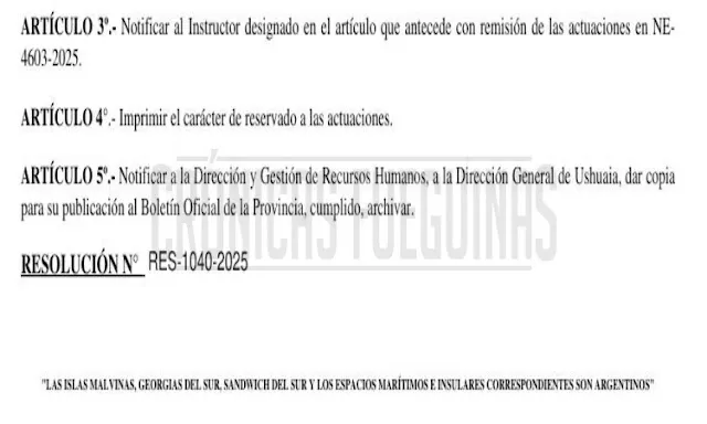 comunicar el sumario