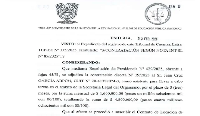 contratacion directa arpon