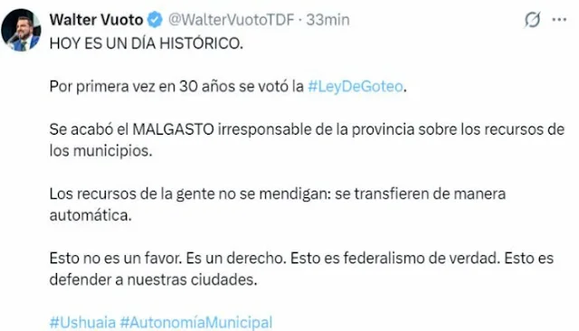 vuoto festejo la ley de gooteo